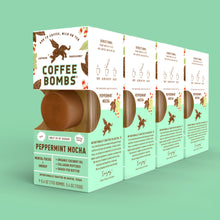 Load image into Gallery viewer, Peppermint Mocha Coffee Bombs, 6 ct