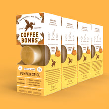 Load image into Gallery viewer, Pumpkin Spice Coffee Bombs, 6 ct